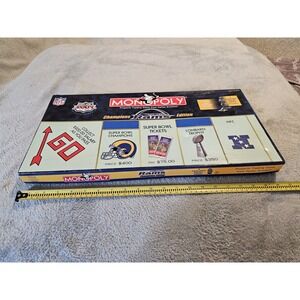 Vintage 2000 Monopoly - St Louis Rams Super Bowl Champions Super Bowl NFL